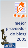 Blogia, mejor proveedor de blogs 2.005